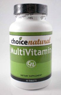 Multi Vitamin 60 Tabs Choice Natural Once Daily Vitamin: Health & Personal Care