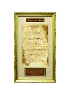 Steiner Sports Framed "The Original 13 Rules of Golf" : Sports Related Collectibles : Sports & Outdoors