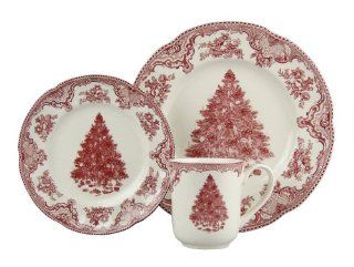 Johnson Brothers Old Britain Castles 12 Piece Holiday Dinnerware Set, Service for 4: Kitchen & Dining