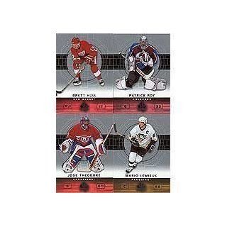 2002 / 2003 SP Authentic Hockey Complete Mint Basic 90 Card Set Including Lemieux, Jagr, Theodore, Roy, Sakic, Modano, Brodeur, Forsberg and Many Others!: Sports & Outdoors