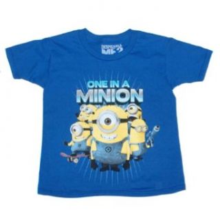 Universal Studios   Despicable Me 2   "One In A Minion" Tee (Blue, 10/12): Clothing