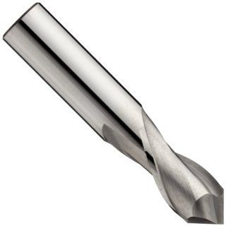 Magafor 8090 Carbide Micro Drill Mill, Inch and Metric, Uncoated (Bright) Finish, 90 Deg Point Angle, 2 Flutes, 1 1/2" Overall Length, 0.8mm Cutting Diameter, 3mm Shank Diameter: Industrial & Scientific