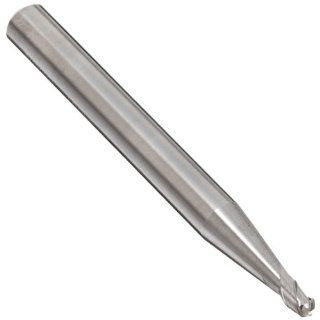 YG 1 E5975 Carbide Ball Nose End Mill, Coolant Through, Uncoated (Bright) Finish, 40 Deg Helix, 3 Flutes, 3" Overall Length, 0.3125" Cutting Diameter, 0.3125" Shank Diameter: Industrial & Scientific