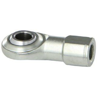 Sealmaster CFFL 8 Rod End Bearing, Two Piece, Commercial, Non Relubricatable, Female Shank, Left Hand Thread, 1/2" 20 Shank Thread Size, 1/2" Bore, 6 degrees Misalignment Angle, 5/8" Length Through Bore, 1 5/16" Overall Head Width, 1.0