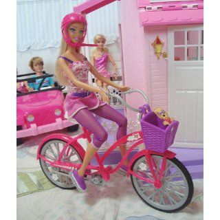 Barbie Glam Bike! Barbie with Glam Bike: Toys & Games
