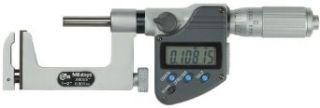 Mitutoyo 317 351 Uni Mike LCD Outside Micrometer, Friction Thimble, 0 1"/0 25.4mm Range, 0.00005"/0.001mm Graduation, +/ 0.0002" Accuracy: Industrial & Scientific