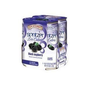 Knudsen Zero Calorie Black Raspberry Spritzer, 10.5 Ounce   4 per pack    6 packs per case. : Cocktail Mixes : Grocery & Gourmet Food