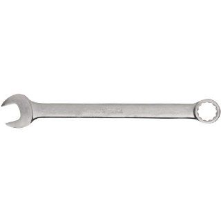 Martin 1196 Forged Alloy Steel 2 1/2" Opening Offset 15 Degree Angle Long Pattern Combination Wrench, 12 Points, 31" Overall Length, Chrome Finish: Industrial & Scientific
