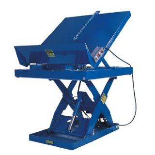 Beacon Lift & Tilt Scissor Table; Platform Size (W x L): 36" x 48"; Capacity (LBS): 1, 000; Lowered Height: 11"; Raised Height: 47"; Overall Size (WxL): 36" x 53"; Model# BEHLTT 3648 1 47: Industrial & Scientific