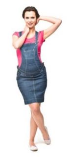 Torelle   Maternity Bib Overall Dress for pregnant women   Indigo Blue: Clothing