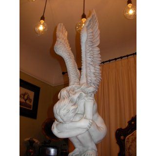 Remembrance and Redemption Angel Statue Size: Large : Outdoor Statues : Patio, Lawn & Garden