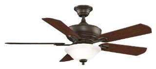 Fanimation Fans FP8095OB Camhaven Transitional Oil Rubbed Bronze Finish Indoor Ceiling Fan   5 Blades    