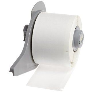 Brady M71 30 498 Repositionable Vinyl Cloth BMP71 Labels , White (250 Labels per Roll, 1 Roll per Package): Industrial & Scientific