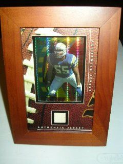 Junior Seau San Diego Chargers Jersey Swatch/Card in Framed Display   Brand New: Everything Else