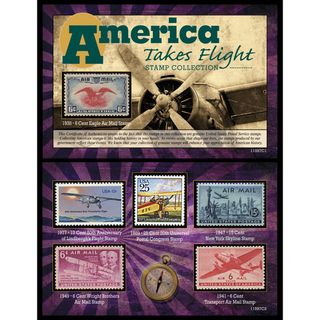 American Coin Treasures America Takes Flight Stamp Collection American Coin Treasures Stamps