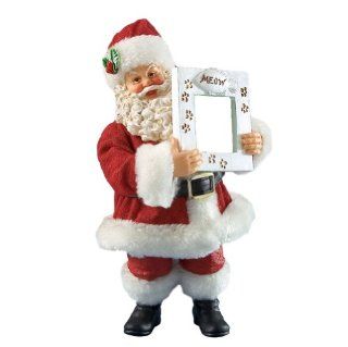 Department 56 Possible Dreams Clothtique Here Comes Santa Claws Pets Santa Figurine   Holiday Figurines