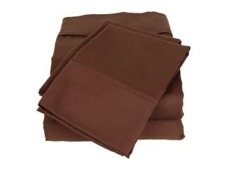 Elite Wrinkle Resistant Sheet Set   Queen Chocolate