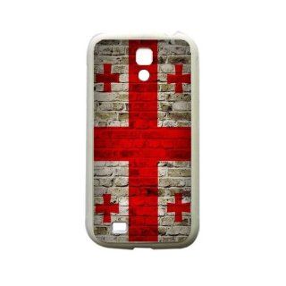 Georgia Brick Wall Flag Samsung Galaxy S4 White Silcone Case   Provides Great Protection: Cell Phones & Accessories