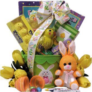Bunnies, Birds, Chicks Oh My! Toddler Easter Basket Gourmet Food Baskets