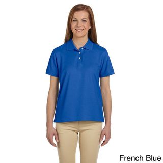 Women's Pima Pique Short Sleeve Polo Shirt Golf Shirts