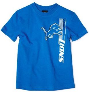 NFL Boys' Detroit Lions Vertical Presence Tee Shirt (Blue, Large) : Sports Fan T Shirts : Clothing