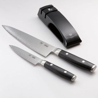 Yaxell Ran 3 Piece Cutlery Set: Chefs Knives: Kitchen & Dining
