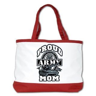 Shoulder Bag Purse (2 Sided) Red Proud Army Mom Tank: Everything Else