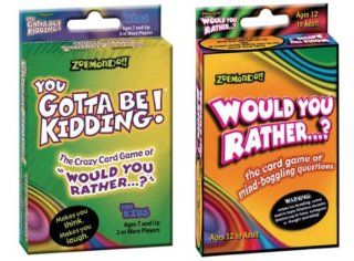 Would You Rather/You Gotta Be Kidding Card Game (Fun Pack): Toys & Games