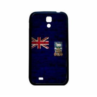 Falkland Islands Brick Wall Flag Samsung Galaxy S4 Black Silcone Case   Provides Great Protection Cell Phones & Accessories