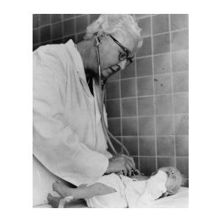 1966 photo Dr. Virginia Apgar welcoming worlds newest guest graphic / World J a1  