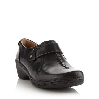 Clarks Black hayley leather shoes