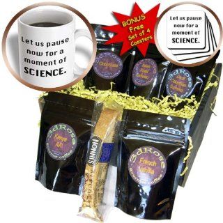cgb_149870_1 EvaDane   Funny Quotes   Let us pause now for a moment of science. Science teacher. Professor. Chemistry. Biology Humor.   Coffee Gift Baskets   Coffee Gift Basket  Grocery & Gourmet Food