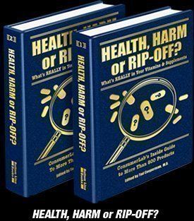 Health, Harm or Rip off? What's Really in Your Vitamins & Supplements Vol.1 MD TOD COOPERMAN 9780887234507 Books