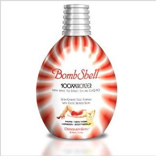 Designer Skin Bombshell Tanning Lotion 100XX Dark Tanning Bronzer With White Tea Extract, Soy and CoQ 10 Bombshell Lotion Sizzle Bronzer Lotion 13.5 oz: Health & Personal Care
