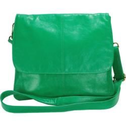 Women's Latico Jamie Cross Body/Shoulder Bag 7991 Green Leather Latico Shoulder Bags