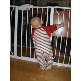 Regalo Extra Wide 58 Inch WideSpan Walk Through Safety Gate, White : Indoor Safety Gates : Baby