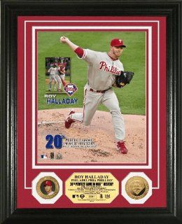 Roy Halladay "Perfect Game" 24Kt Gold Coin Photo Mint   Sports Related Collectible Photomints