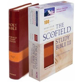 Scofield Study Bible III HCSB, Centennial Edition Oxford University Press 9780195279689 Books