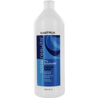 Matrix Total Results Pro Solutionist Alternate Action Clarifying Shampoo (33.8 oz.) : Hair Shampoos : Beauty