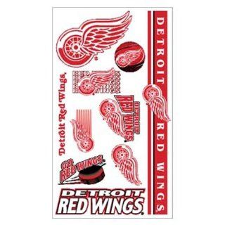 NHL Detroit Red Wings Temporary Tattoos : Sports Related Merchandise : Sports & Outdoors