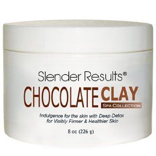 Slender Results Spa Chocolate Body Wrap Clay   4 Treatments   Wrap Yourself Thin with Chocolate!   : Body Muds : Beauty