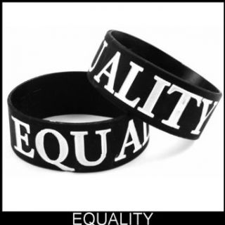 Equality Designer Rubber Saying Bracelet #62: Clothing