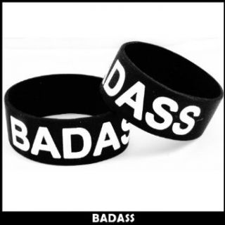 Badass Designer Rubber Saying Bracelet #43 Clothing