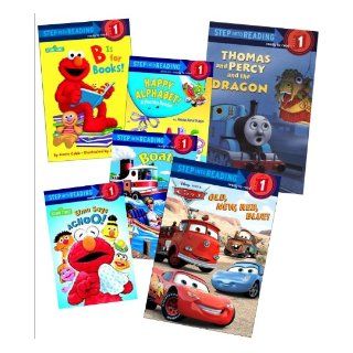 Step Into Reading Collection (6): Disney Pixar Cars, Old, New, Red, Blue; Thomas and Percy and the Dragon; Thomas the Tank Engine Goes to School; Elmo Says Choo; B Is for Books; Say Cheese (Book sets for Kids: Level 1, Step 1): Katherine White, Lynne Garne