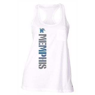 SOFFE Womens Memphis Tigers Pocket Racerback Tank Top   Size: Small, White