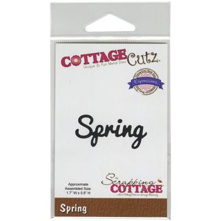 Cottagecutz Expressions Die 1.7inx.8in spring