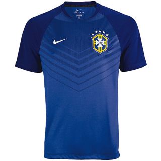 NIKE Mens Brasil Squad Pre Match Short Sleeve Soccer Jersey   Size: Small,
