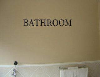 BATHROOM Vinyl wall lettering stickers quotes and sayings home art decor decal  