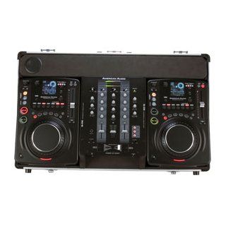 American Dj Supply Flex 100Mp3 Sys Dj Package Includes 2 Flex 100 Scratching Cd Players And A Qd6 Mixer With Case: Musical Instruments