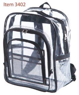 Clear Backpacks, extra large. Large see through bag/clear backpack great for security. PLEASE NOTE This is NOT a rolling backpack.  Other Products  